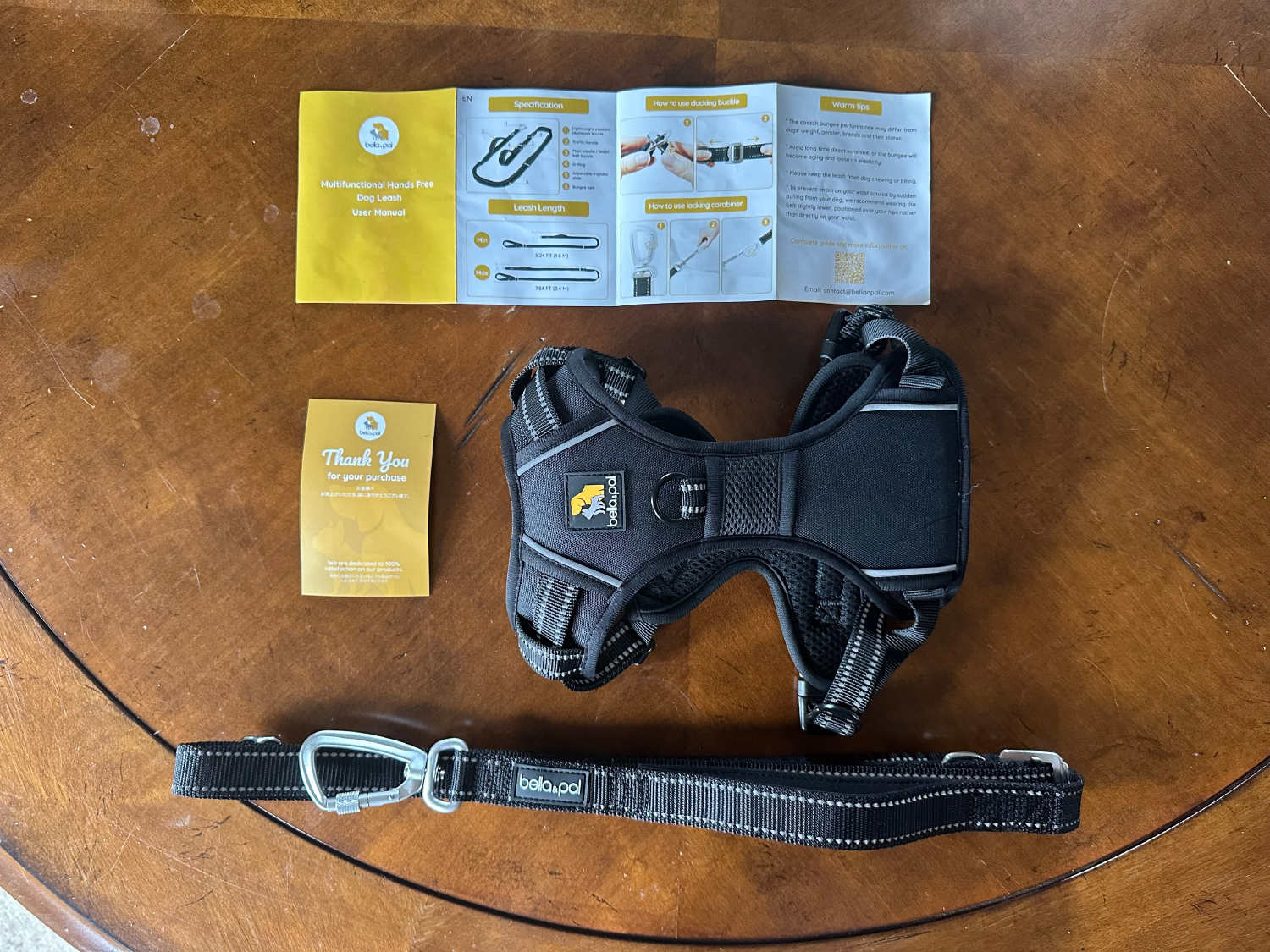 Bella & Pal Smart Pro Harness and Hands-Free Leash Set - unboxing